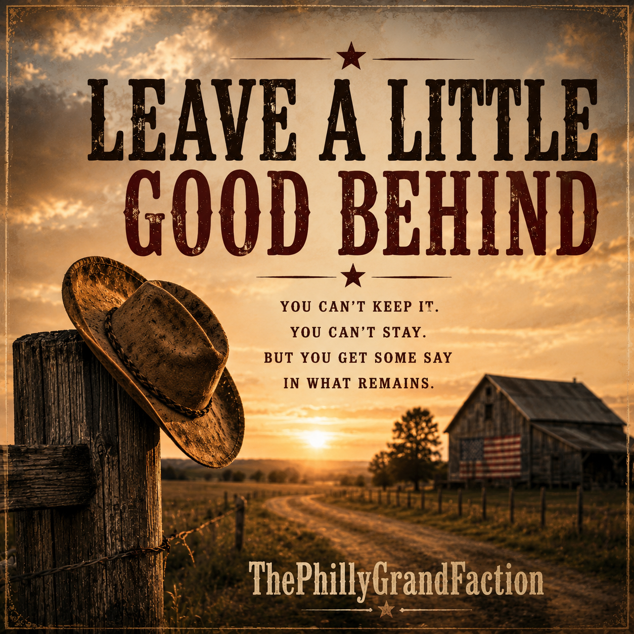 ThePhillyGrandFaction Turns Everyday Decency Into “Leave A Little Good Behind”
